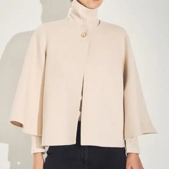 [BUNJANG] IVE Yujin Cashmere Blend Handmade Jacket / 마인 캐시미어 블렌드 핸드메이드 자켓