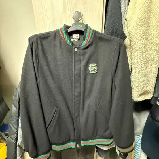 [BUNJANG] Supreme Lacoste Varsity Jacket / [S] 슈프림 라코스테 바시티 자켓