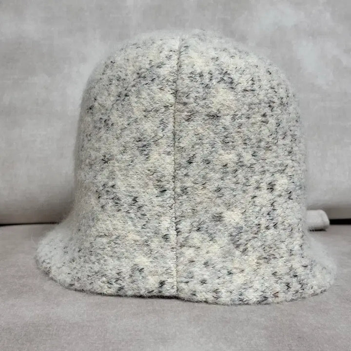 [BUNJANG] Ivory Wool Bucket Hat / 아이보리 모직 버킷햇