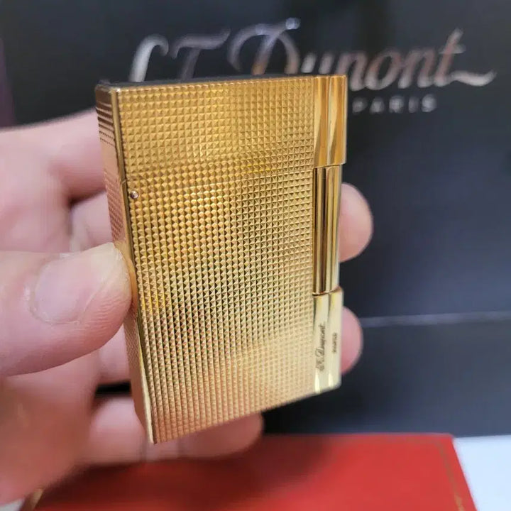 [BUNJANG] Dupont Line 2 CA18260 Gatsby Gold Lighter / 풀세트