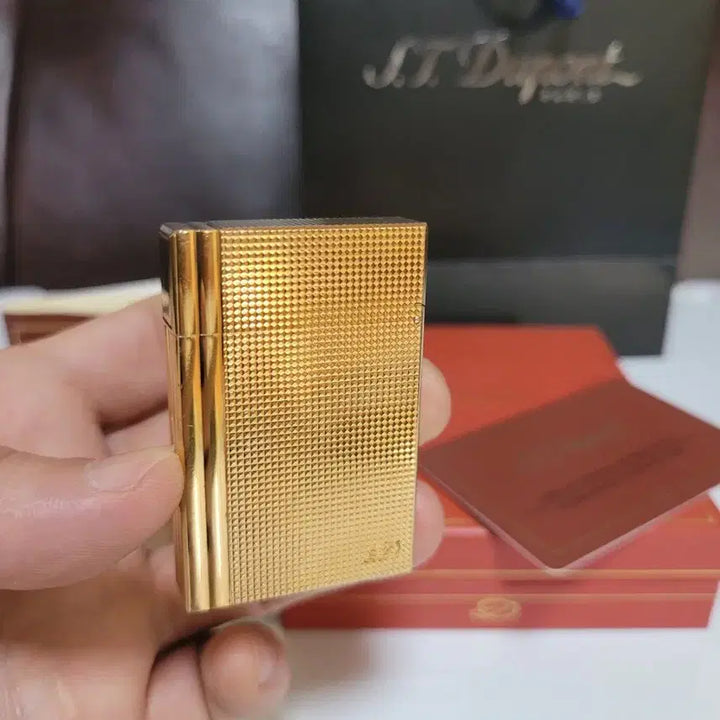 [BUNJANG] Dupont Line 2 CA18260 Gatsby Gold Lighter / 풀세트