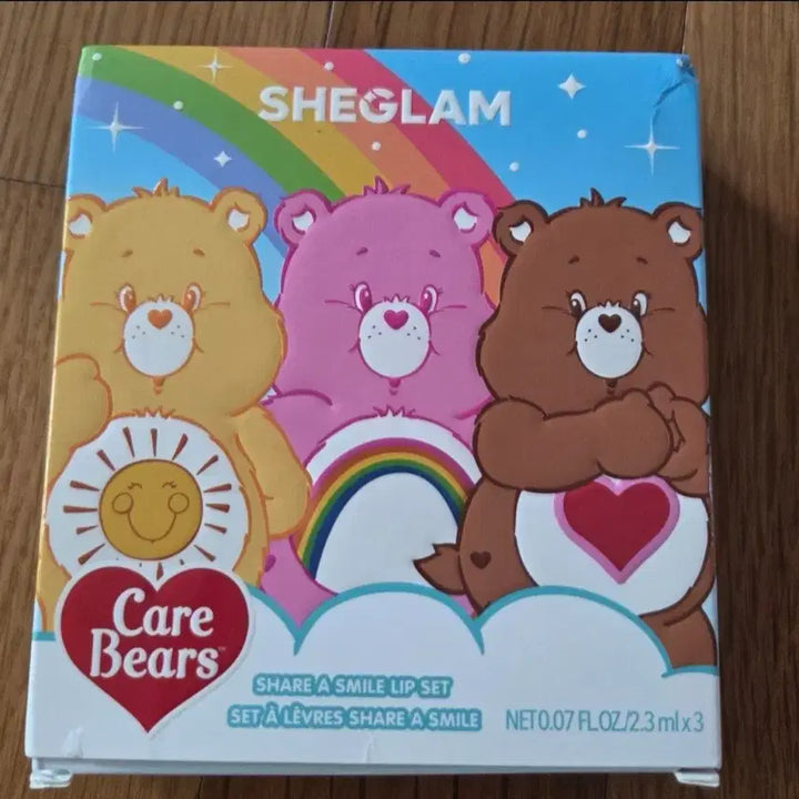 [BUNJANG] SHEGLAM Care Bears Pouch & Tint Set (Warm Tone) / [단종] 쉬글램 케어베어 파우치 틴트 세트 웜톤