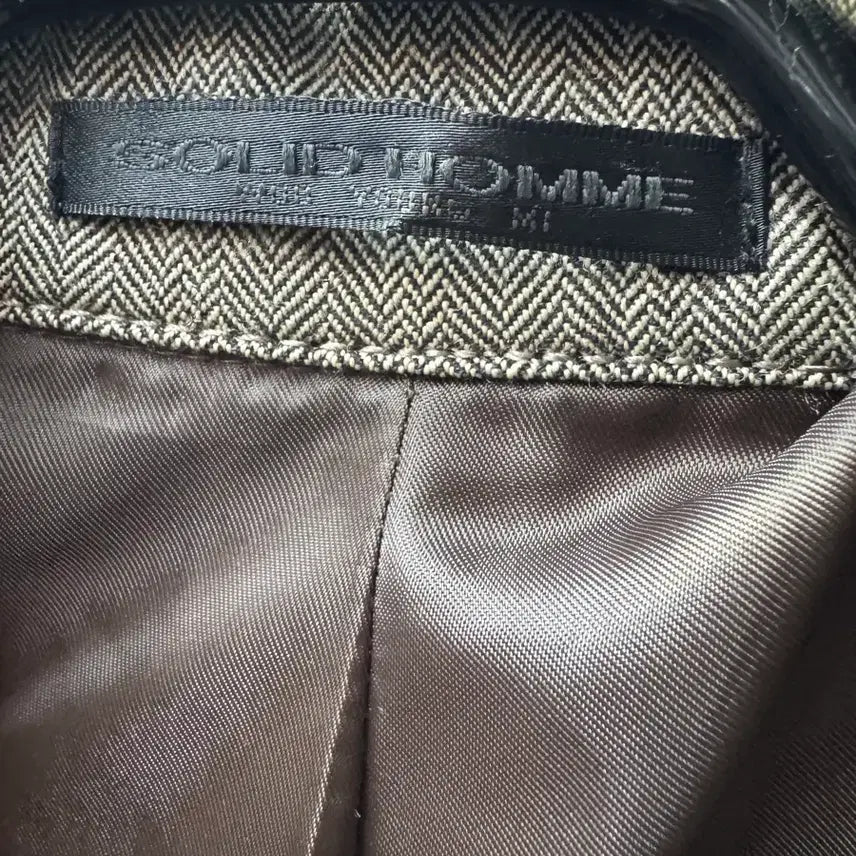 [BUNJANG] Wooyoungmi Herringbone Jacket (Size 95) / 솔리드옴므 우영미 해링본 자켓 95