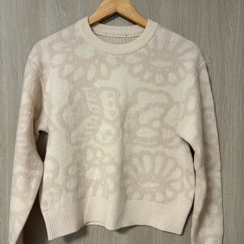 [BUNJANG] Uniqlo Marimekko Lambswool Crewneck Sweater (Size S) / 유니클로 마리메꼬 램스울 크루넥 스웨터 S