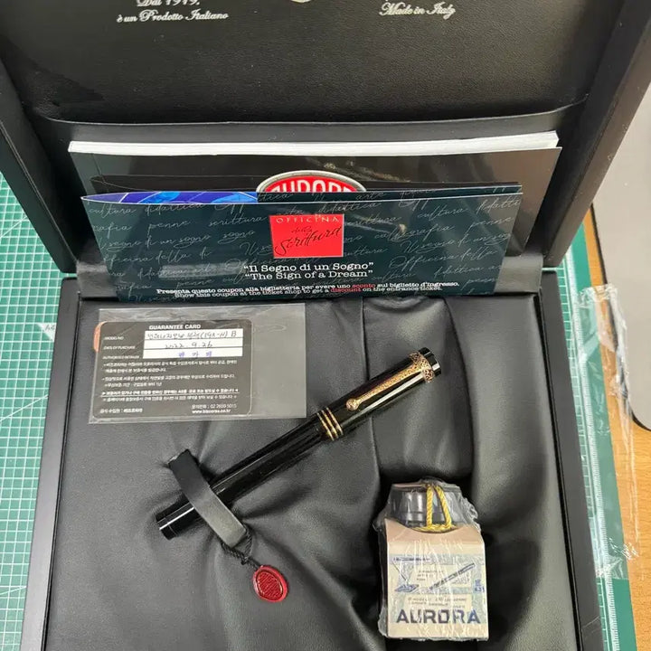 [BUNJANG] Intercross Aurora Fountain Pen (B Nib) / 오로라 인터지오날 만년필 B닙