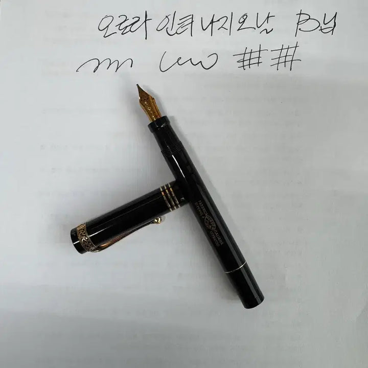 [BUNJANG] Intercross Aurora Fountain Pen (B Nib) / 오로라 인터지오날 만년필 B닙
