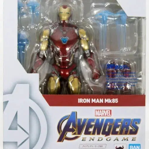 [BUNJANG] Iron Man Mark 85 + Custom Weapon & Tony Head / 마블 어벤져스 shf 아이언맨 마크85 + 커스텀 웨폰 & 토니 헤드