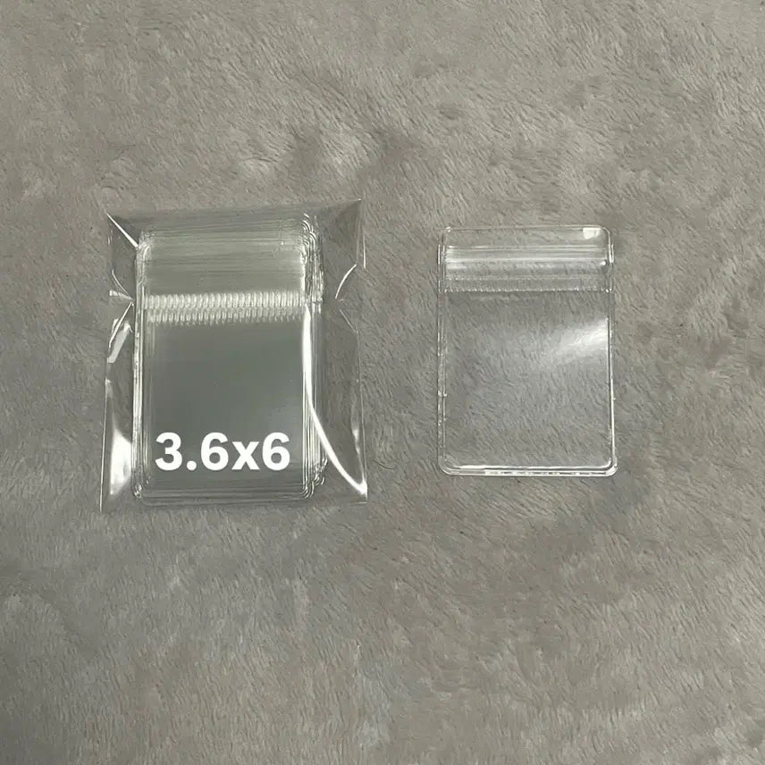 [BUNJANG] PVC Zipper Bag Keyring Accessory Storage / PVC 지퍼백 키링 악세사리 반지 귀걸이 보관