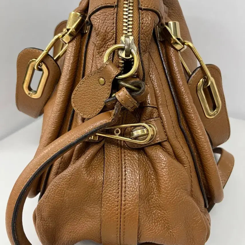 [BUNJANG] Chloe Paraty Tote Bag / [정품]끌로에 파라티 브라운 레더 토트백