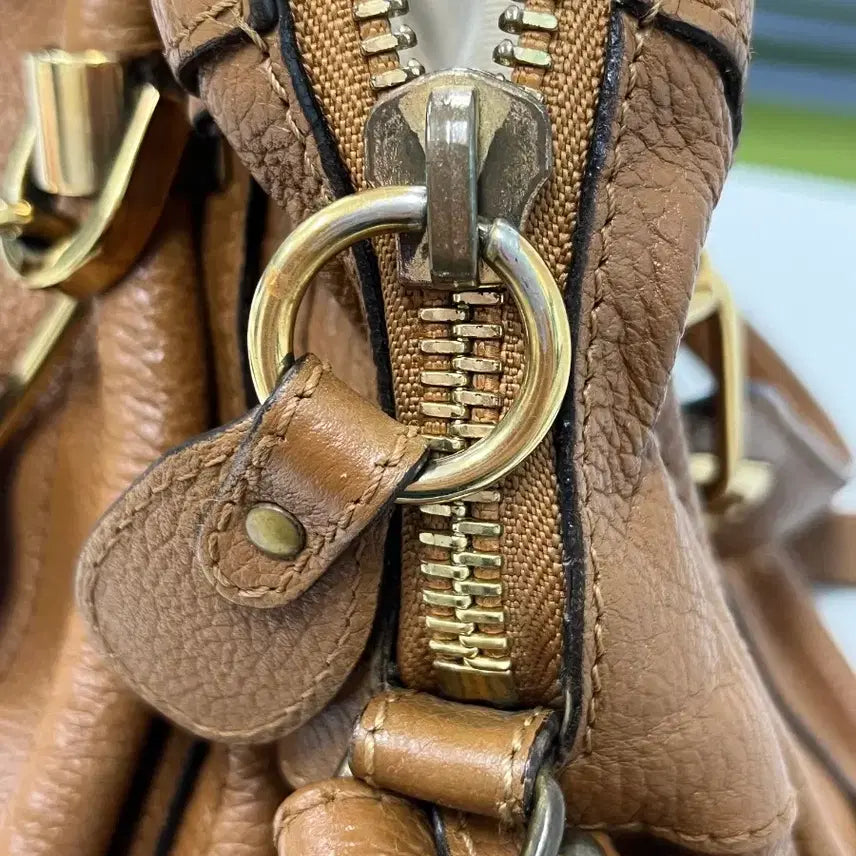 [BUNJANG] Chloe Paraty Tote Bag / [정품]끌로에 파라티 브라운 레더 토트백