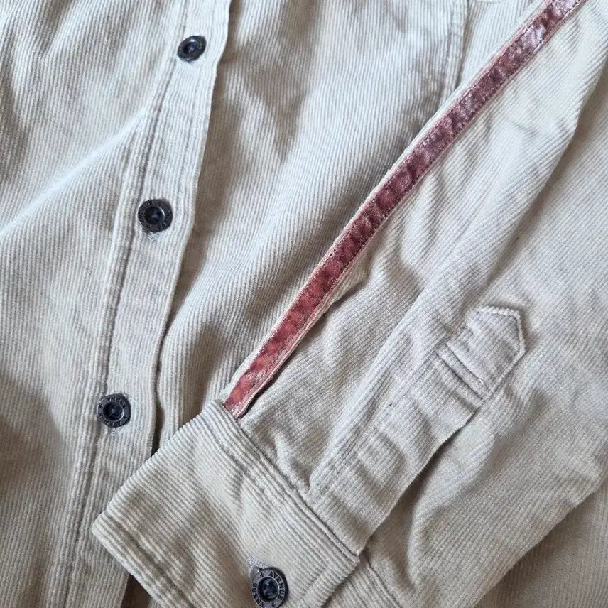[BUNJANG] Beige Corduroy Shirt / 베이지 코듀로이 셔츠