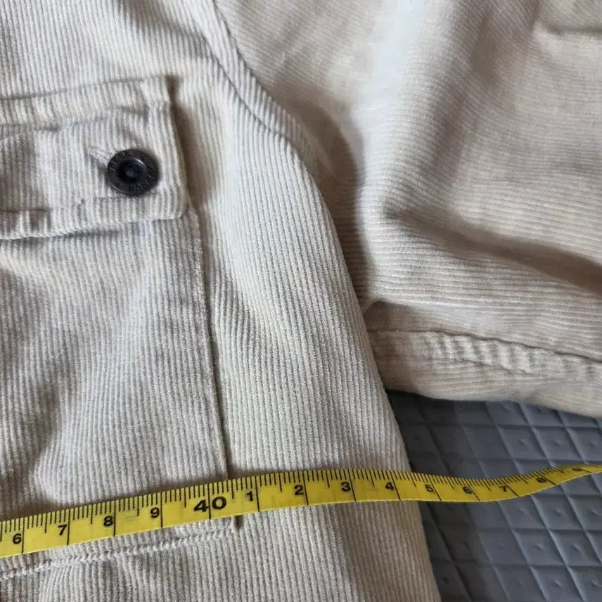 [BUNJANG] Beige Corduroy Shirt / 베이지 코듀로이 셔츠