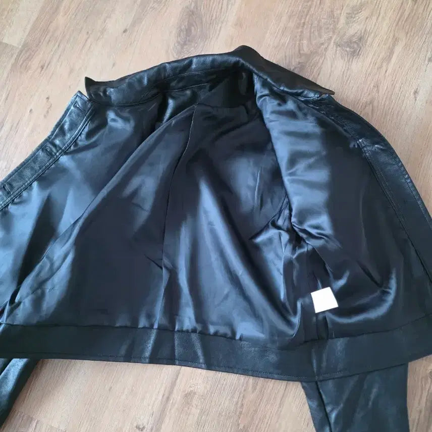 [BUNJANG] Black Leather Jacket / 블랙 레더 자켓