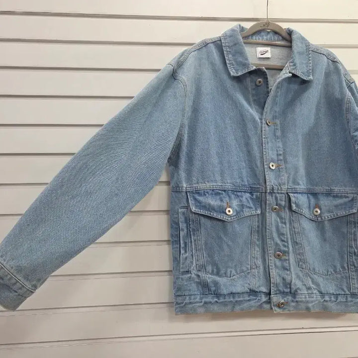 [BUNJANG] Denim Jacket / 연블루 데님 남성 점퍼95/보물찾기천사