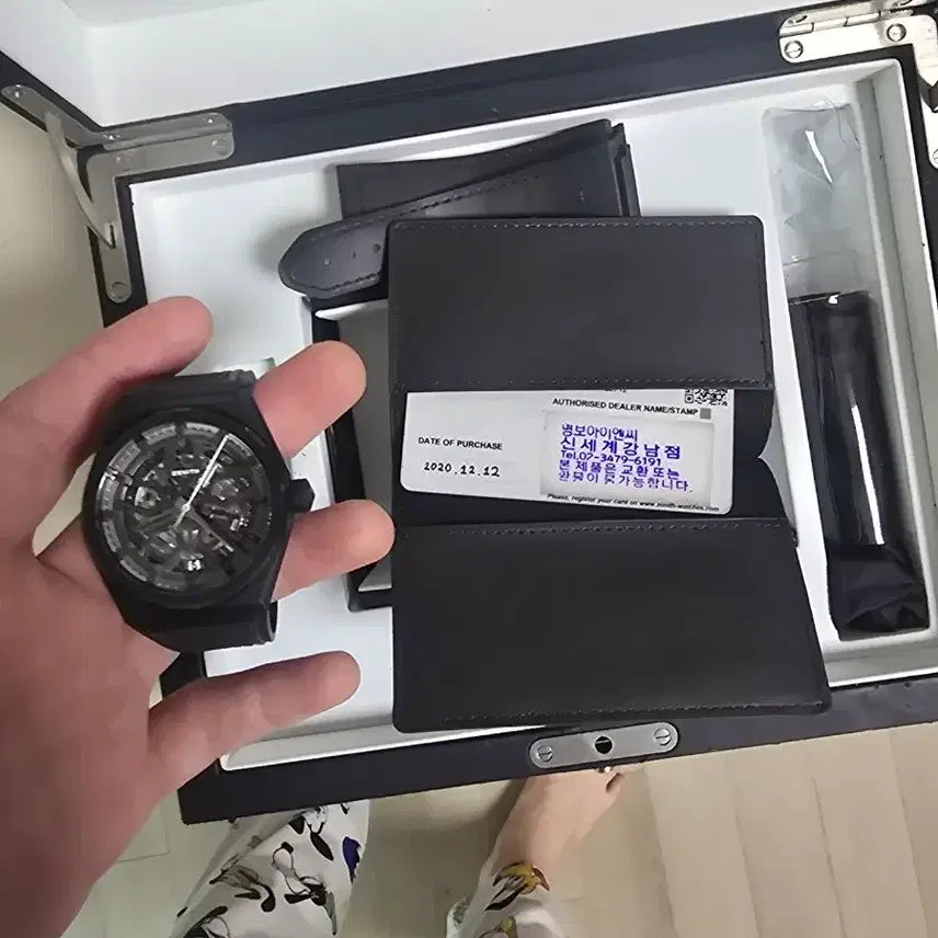 [BUNJANG] Zenith Defy Skeleton Ceramic Watch Full Package / 제니스 데피 스켈레톤 세라믹 시계 풀박스