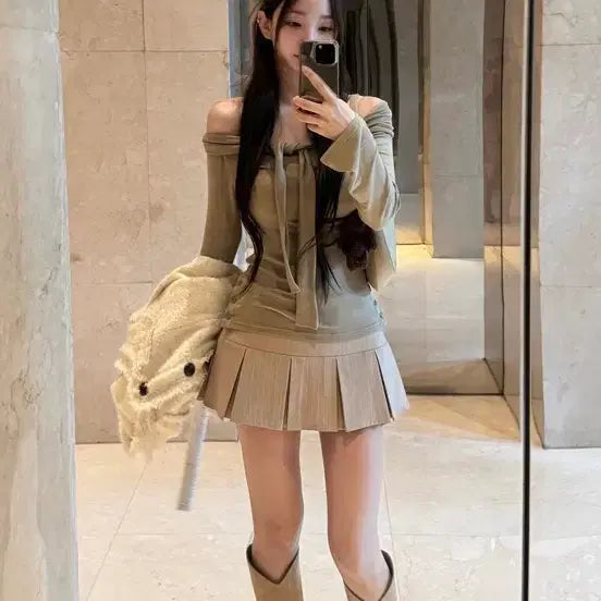 [BUNJANG] Kindadam Pleated Skirt / 카인다미 플리츠 스커트(치마바지)