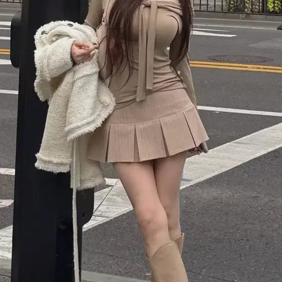 [BUNJANG] Kindadam Pleated Skirt / 카인다미 플리츠 스커트(치마바지)