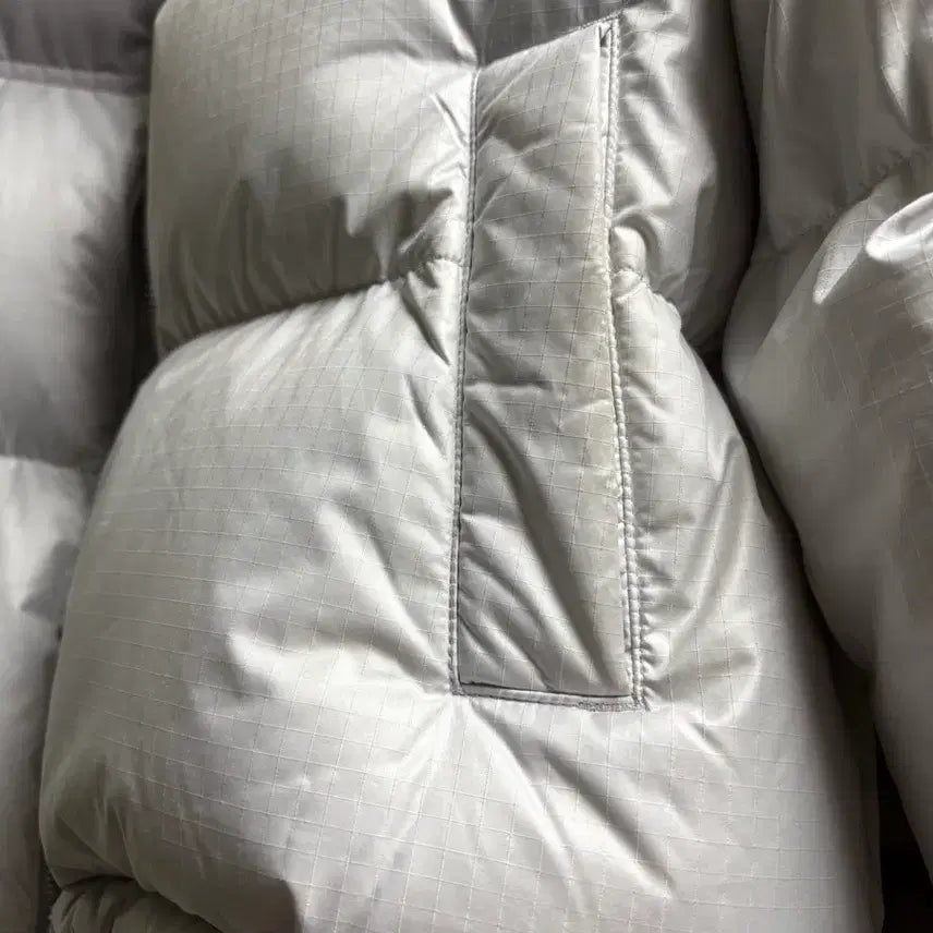 [BUNJANG] The North Face White Label Nuptse Ice Grey 85 / 노스페이스 화이트라벨 눕시 아이스그레이 85