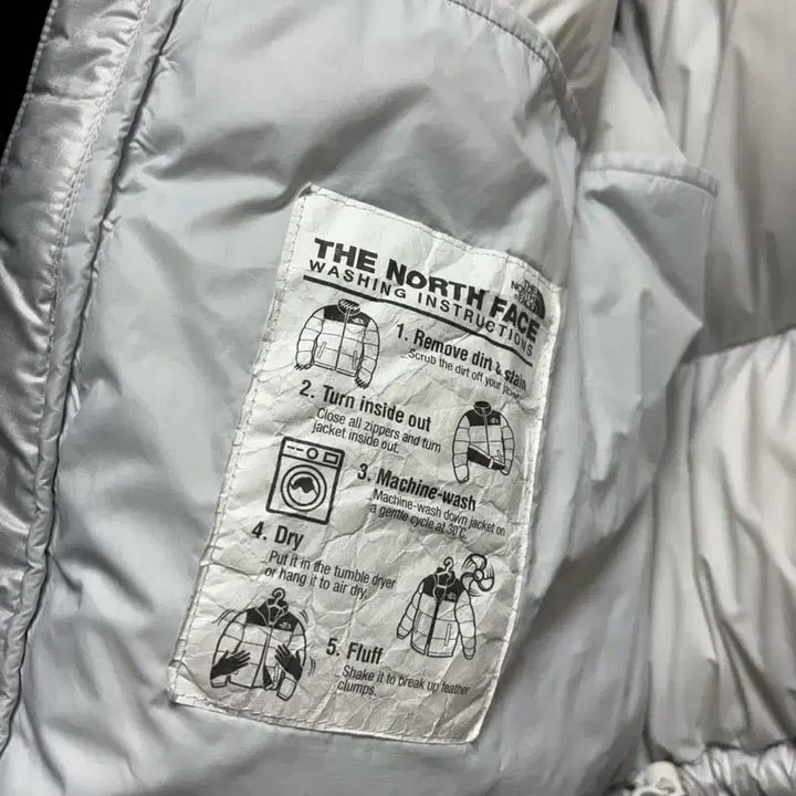 [BUNJANG] The North Face White Label Nuptse Ice Grey 85 / 노스페이스 화이트라벨 눕시 아이스그레이 85