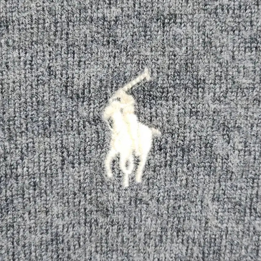 [BUNJANG] Ralph Lauren Polo Charcoal Wool Sweater / (S) 랄프로렌 폴로 니트 차콜 라운드 울스웨터 슬림핏