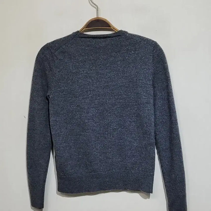 [BUNJANG] Ralph Lauren Polo Charcoal Wool Sweater / (S) 랄프로렌 폴로 니트 차콜 라운드 울스웨터 슬림핏