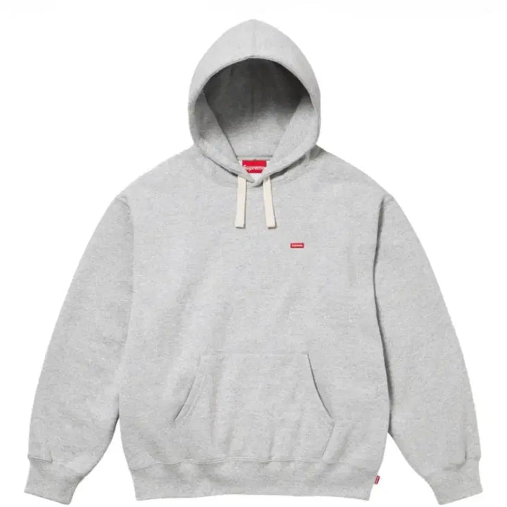 [BUNJANG] Supreme Drawcord Hoodie Heather Grey L / 슈프림 스몰 박스 드로우코드 후드 스웨트셔츠 헤더 그레이 L