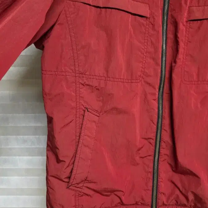 [BUNJANG] Indian Red Bomber Jacket / 남성 인디안 레드 남성 봄버 자켓