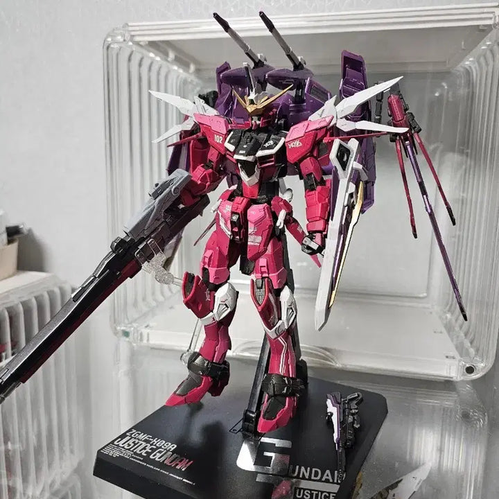 [BUNJANG] Bings Studio Justice Gundam Resin Conversion Painted Model / MG 저스티스 건담 빙고스튜디오 레진컨버전 도색작