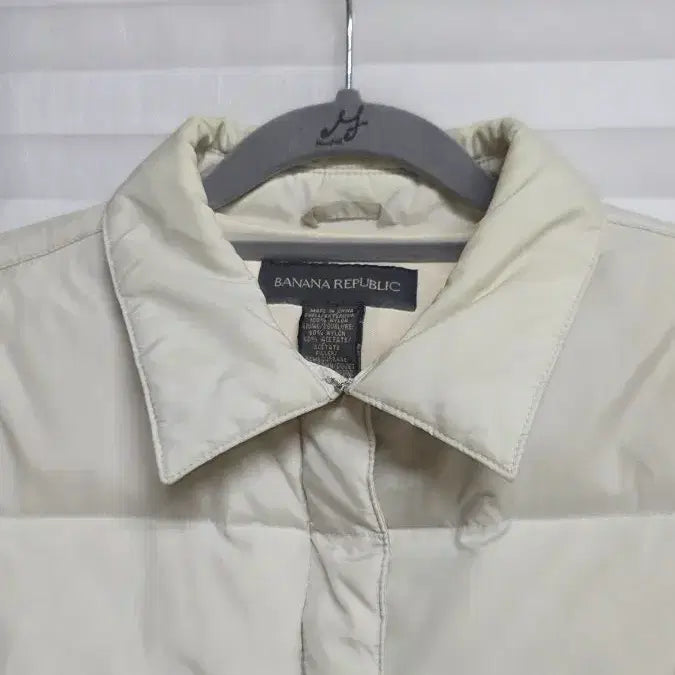 [BUNJANG] Banana Republic Ivory Padded Jacket / 남여공용 바나나 리퍼블릭 아이보리 패딩 ㅣ