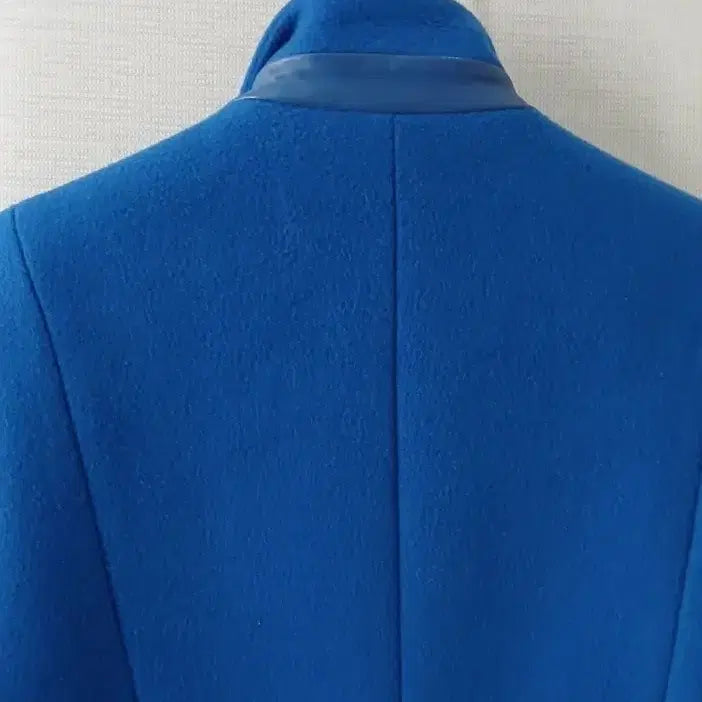 [SOLD OUT] TIME  블루 캐시미어 혼방 코트