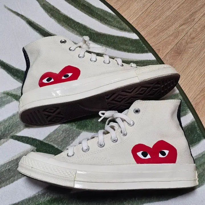 [BUNJANG] Comme des Garcons Converse Ivory 245 / 꼼데가르송 컨버스 아이보리 245(무배)