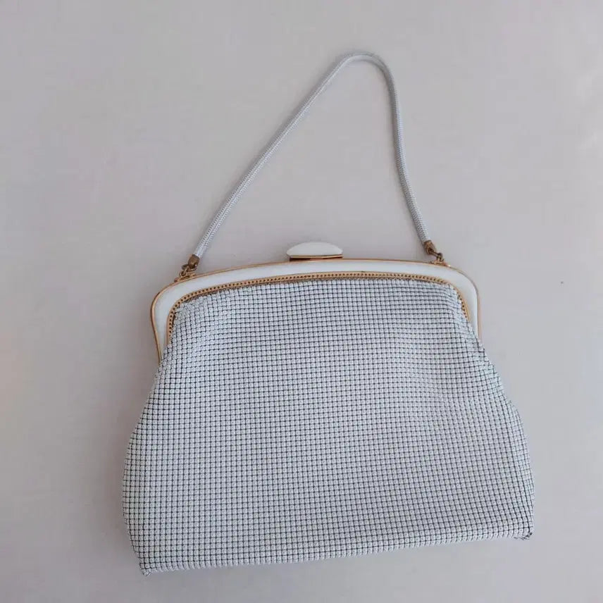 [BUNJANG] Mesh Tote Bag White / 메쉬 토트백 화이트