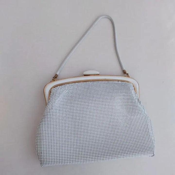 [BUNJANG] Mesh Tote Bag White / 메쉬 토트백 화이트