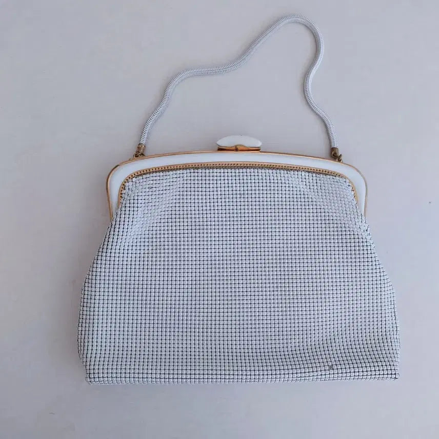 [BUNJANG] Mesh Tote Bag White / 메쉬 토트백 화이트
