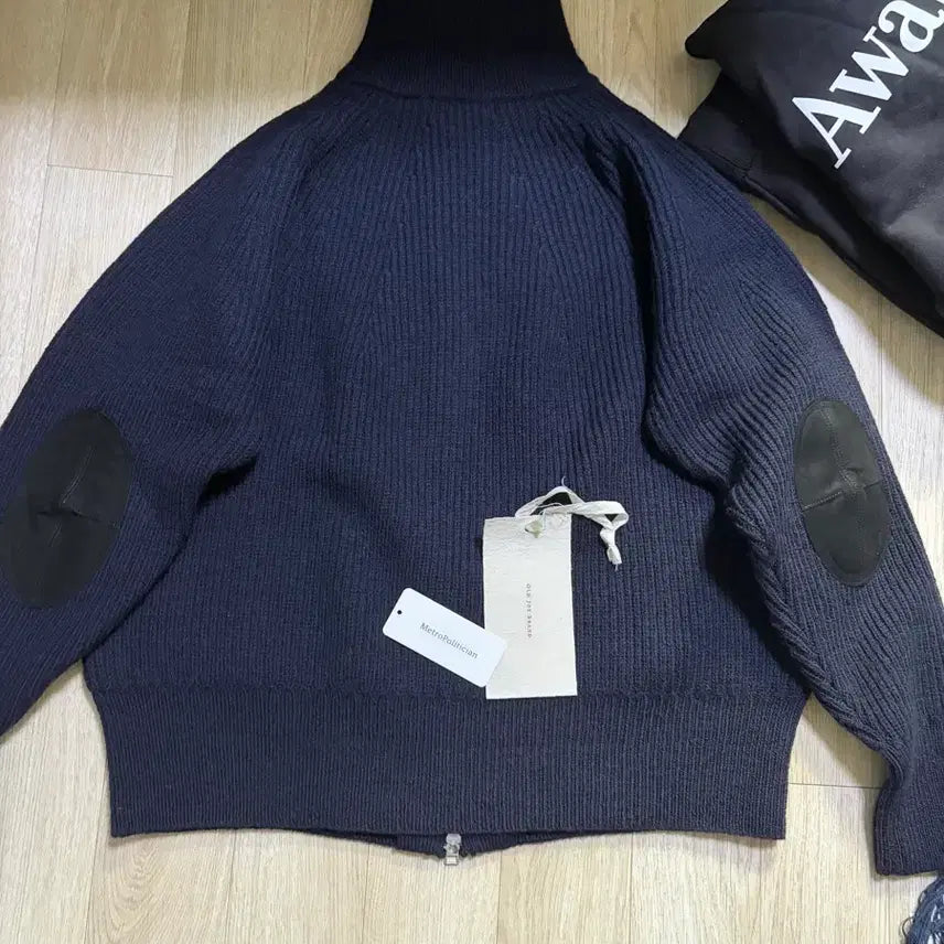 [BUNJANG] Old Joe Tweedy Yarn Zip-Up Sweater / Old joe 올드조 tweedy yarn zip sweater