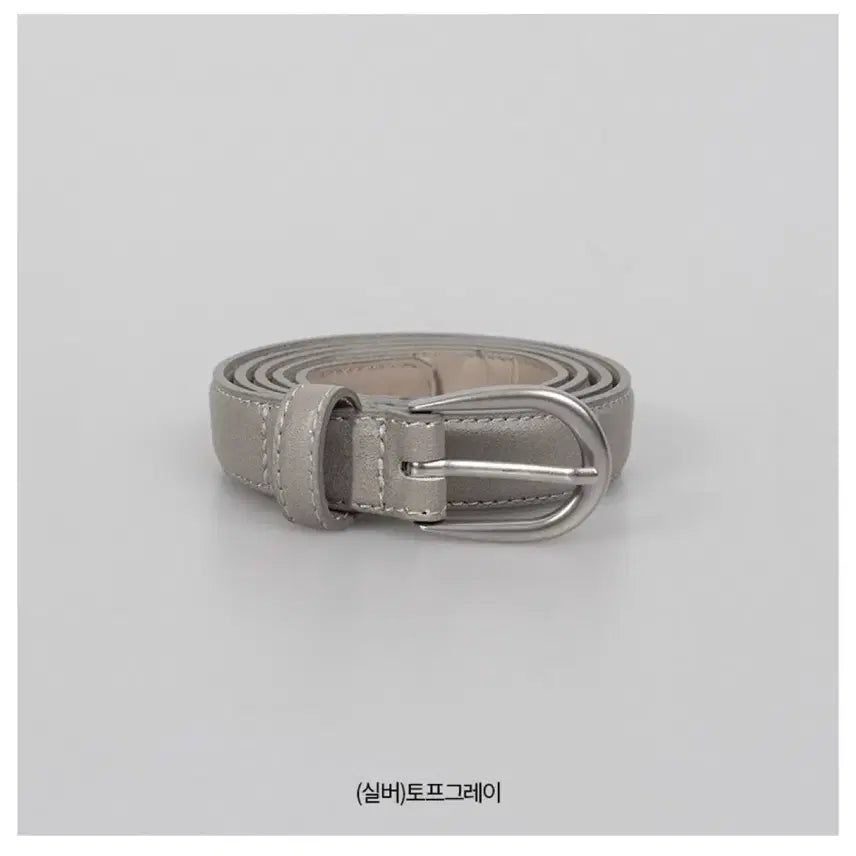 [BUNJANG] LENTO Seasonless Classic Belt - Top Gray / [슬로우앤드] LENTO 시즌리스 클래식 벨트 (belt) - 토프그레이