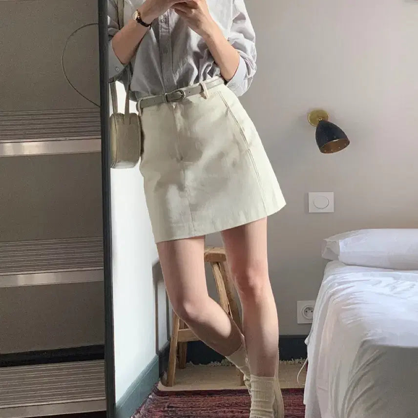 [BUNJANG] LENTO Seasonless Classic Belt - Top Gray / [슬로우앤드] LENTO 시즌리스 클래식 벨트 (belt) - 토프그레이