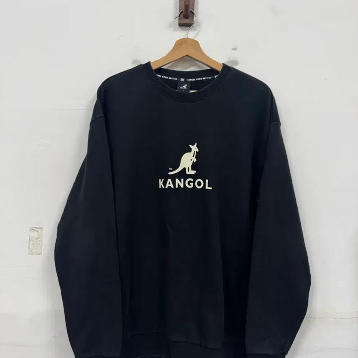 [BUNJANG] KANGOL Big Logo Sweatshirt / (L)캉골 빅로고 맨투맨티