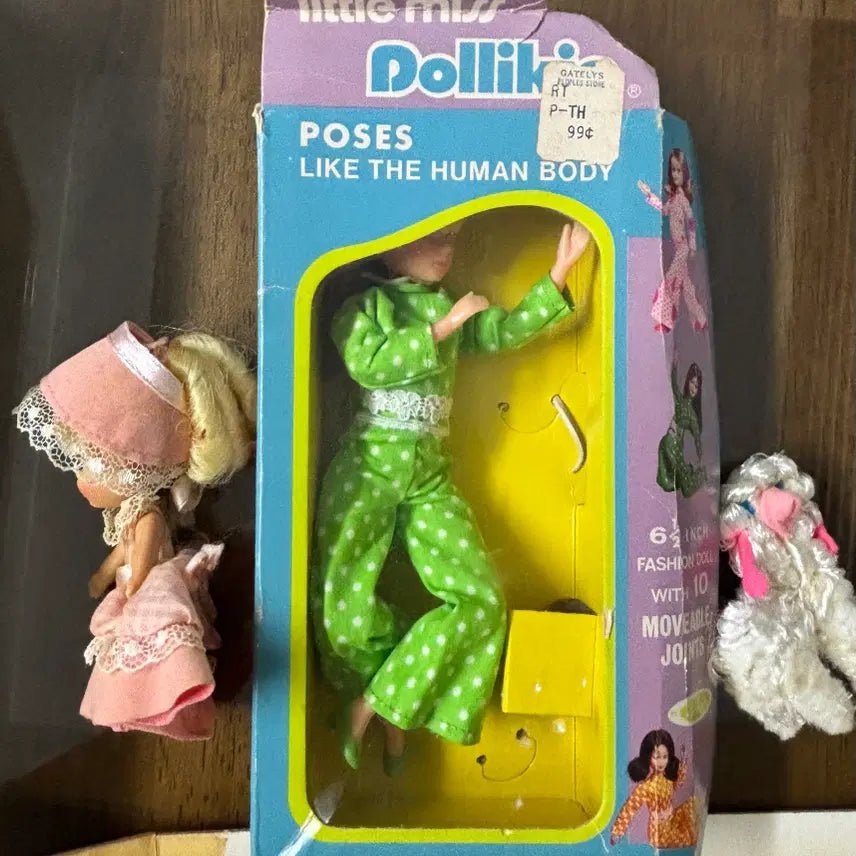 [BUNJANG] Dollikin Doll Doll / Uneeda Dollikin Doll 그리고 금발 곱슬머리 인형과 양