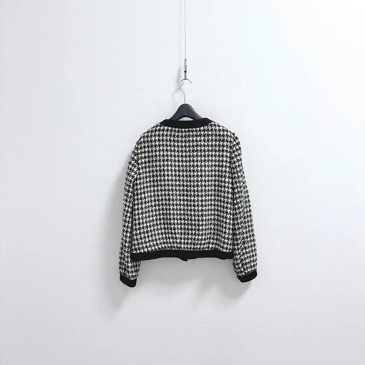 [BUNJANG] Ann Taylor Houndstooth Tweed Jacket / 앤테일러 shimmer 하운드투스 트위드 자켓