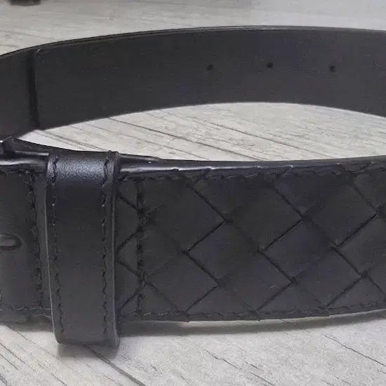[BUNJANG] Bottega Veneta Intrecciato Leather Belt / 보테가 인트레치아토 벨트 판매합니다