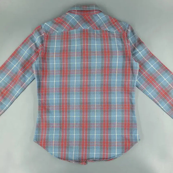 [BUNJANG] Polo Ralph Lauren Double Pocket Super Tartan Check / 폴로랄프로렌 두산 스카이블루 살몬핑크 화이트 배색 타탄체크 더블포켓 슈퍼