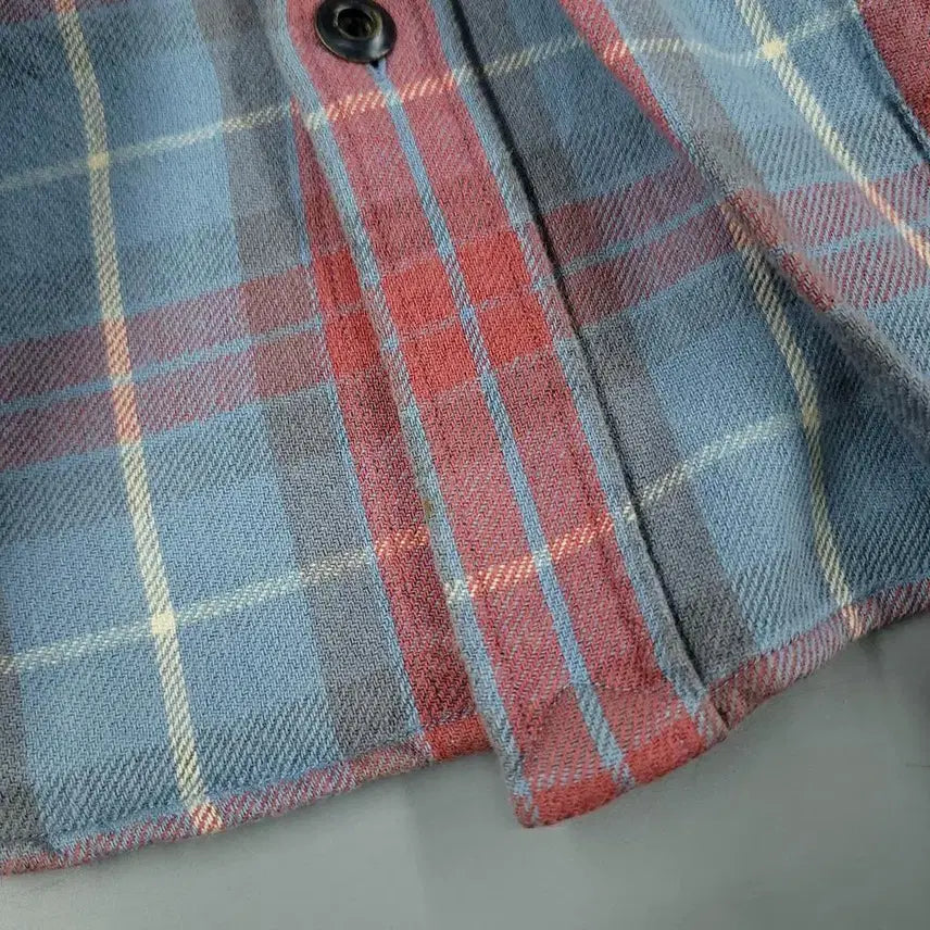 [BUNJANG] Polo Ralph Lauren Double Pocket Super Tartan Check / 폴로랄프로렌 두산 스카이블루 살몬핑크 화이트 배색 타탄체크 더블포켓 슈퍼