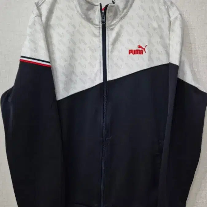 [BUNJANG] Puma All Over Logo Track Jacket / 푸마 올오버 로고 트랙 자켓