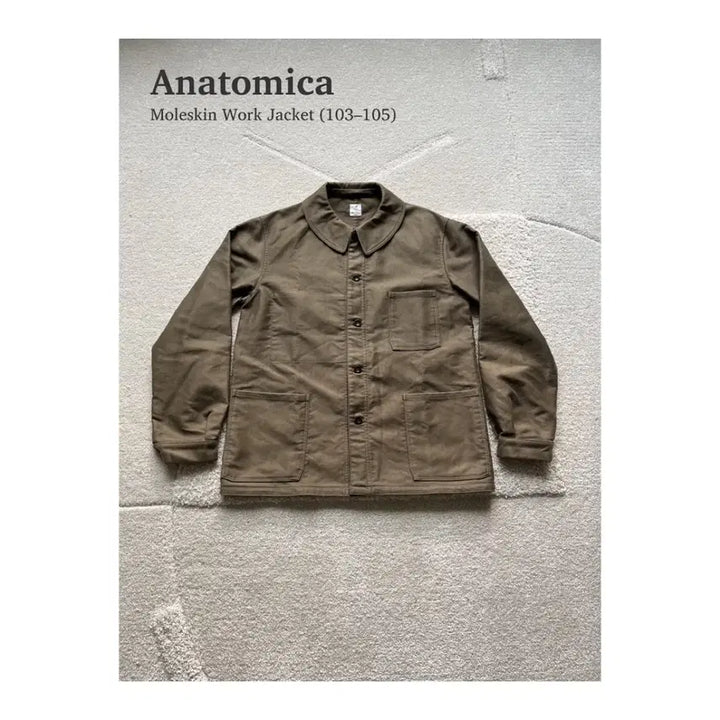 [BUNJANG] Anatomica Moleskin Work Jacket / 아나토미카 몰스킨 워크 자켓 (103-105)