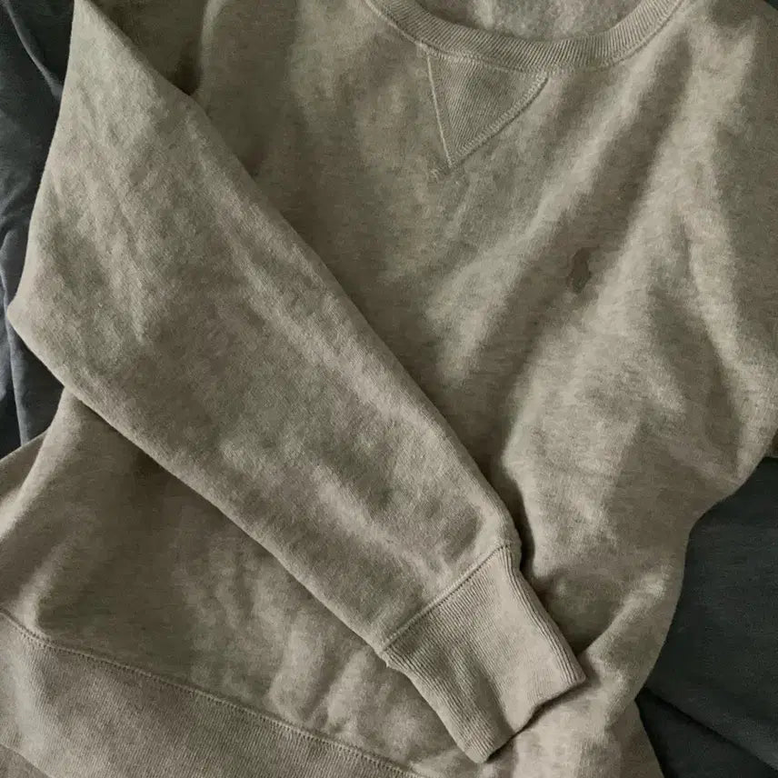 [BUNJANG] Polo Oatmeal Beige Sweatshirt / 폴로 오트밀 베이지색 맨투맨