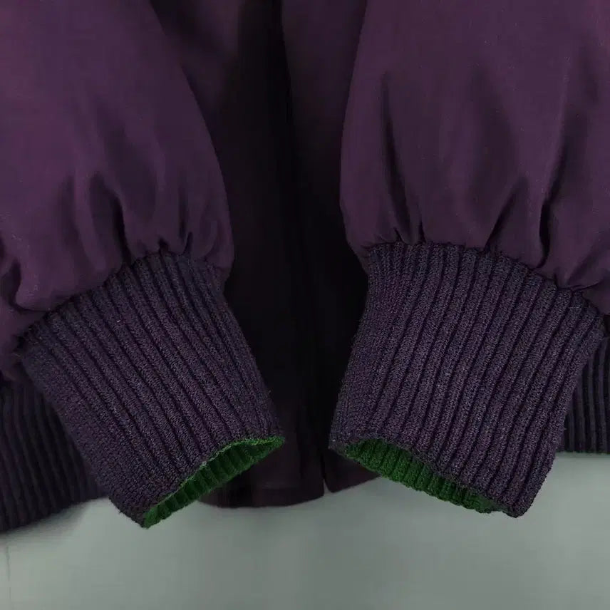 [BUNJANG] Jack Nicklaus Kolon Sangsa 00s Reversible Check Pattern Golf Jacket / 잭니클라우스 코오롱상사 00s 퍼플 그린 블랙 리버시블 배색 체크패턴 골