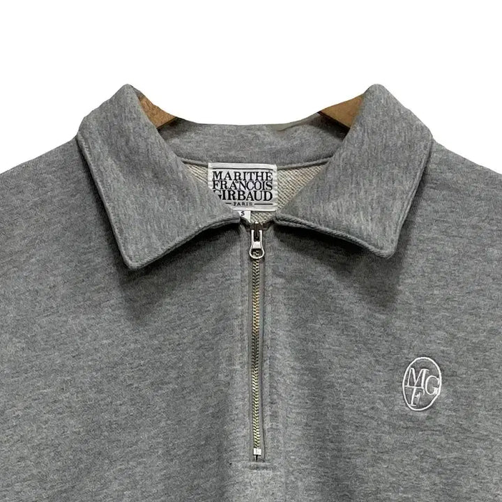 [BUNJANG] Marithe Francois Girbaud Cotton Half-Zip Sweatshirt / 여S/마리떼 프랑소와 저버 코튼 반집업 맨투맨