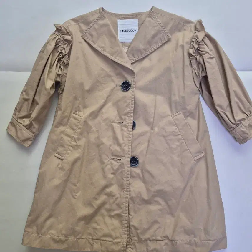 [BUNJANG] Little Ground Talescope Trench Coat (100) / 리틀그라운드(테일스쿱)트렌치코트 100(4~6세)