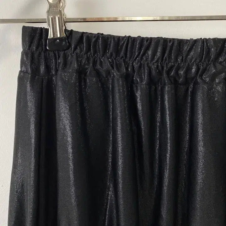 [BUNJANG] Retro Girl Metallic Skirt / 빈티지 RETRO GIRL 셔링 디테일 메탈릭 스커트